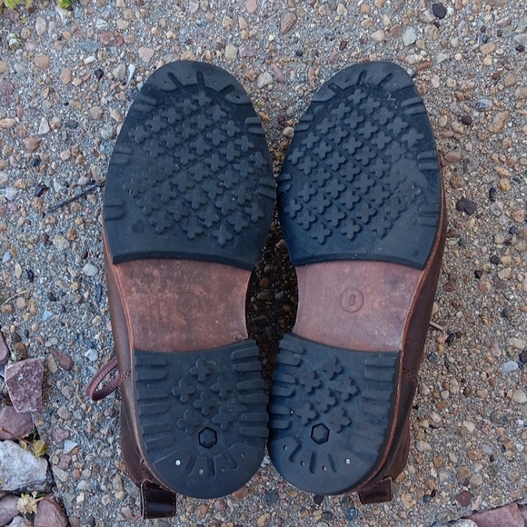 Timberland brown leather lace up boots mens sz 8 - Picture 8 of 11